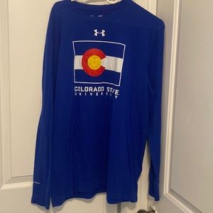 Under Armour Charged men’s long sleeve CSU (Colorado State University) tee